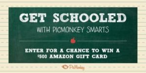 Enter to Win with your Back to School Inpisred Pinterest Board with Picmonkey