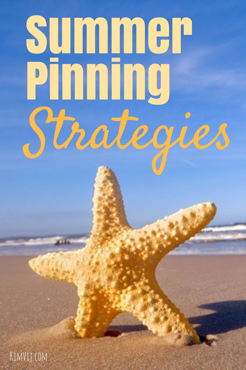 Summer Pinning Strategies for Pinterest for your website